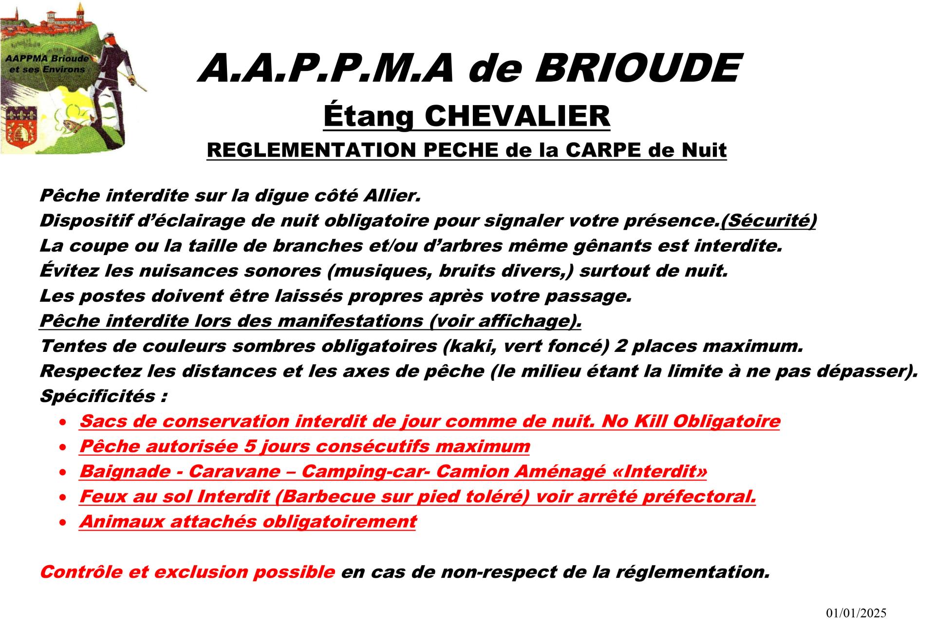 Carpe chevalier 2025